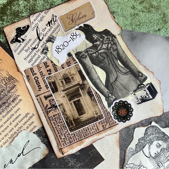 Jack the Ripper Victorian Ephemera Kit – Dark Academia Junk Journal Pack - Picture 11 of 13